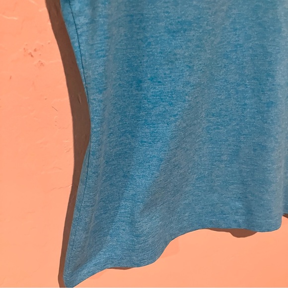 Nike Golf Women's Blue Turquoise Racer Back Sleeveless Polo Top Size Medium - Picture 3 of 12